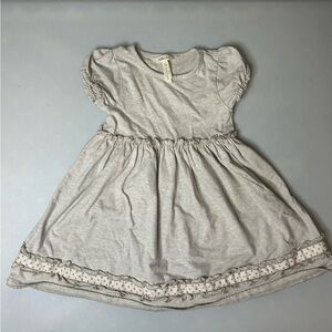 Matilda Jane Gorgeous Fresh Snow Dress Oatmeal Size 4